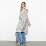 Raincoat leo splashes grey/sand - VIVI MARI