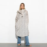 Raincoat leo splashes grey/sand - VIVI MARI