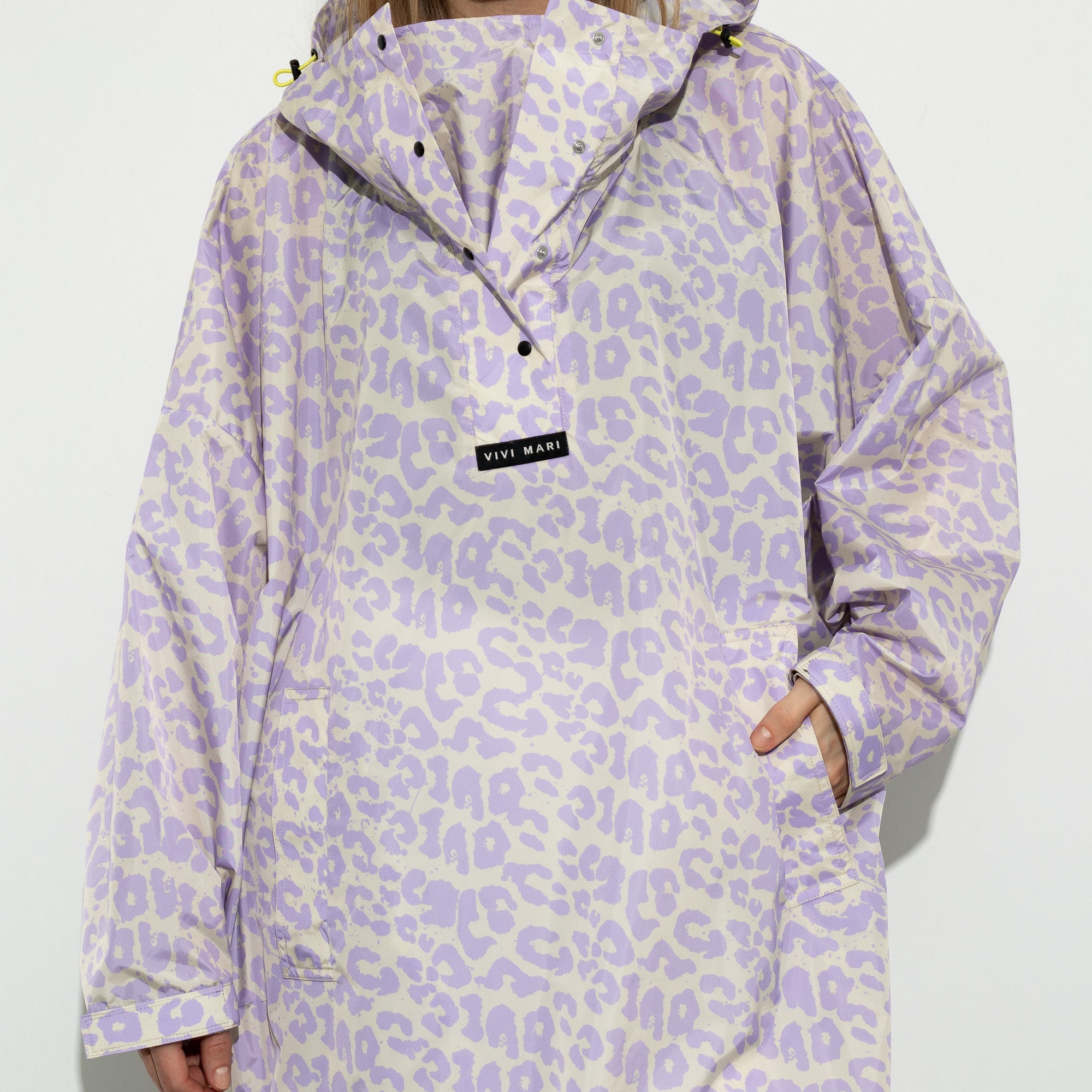 Raincoat leo splashes lavender/grey - VIVI MARI