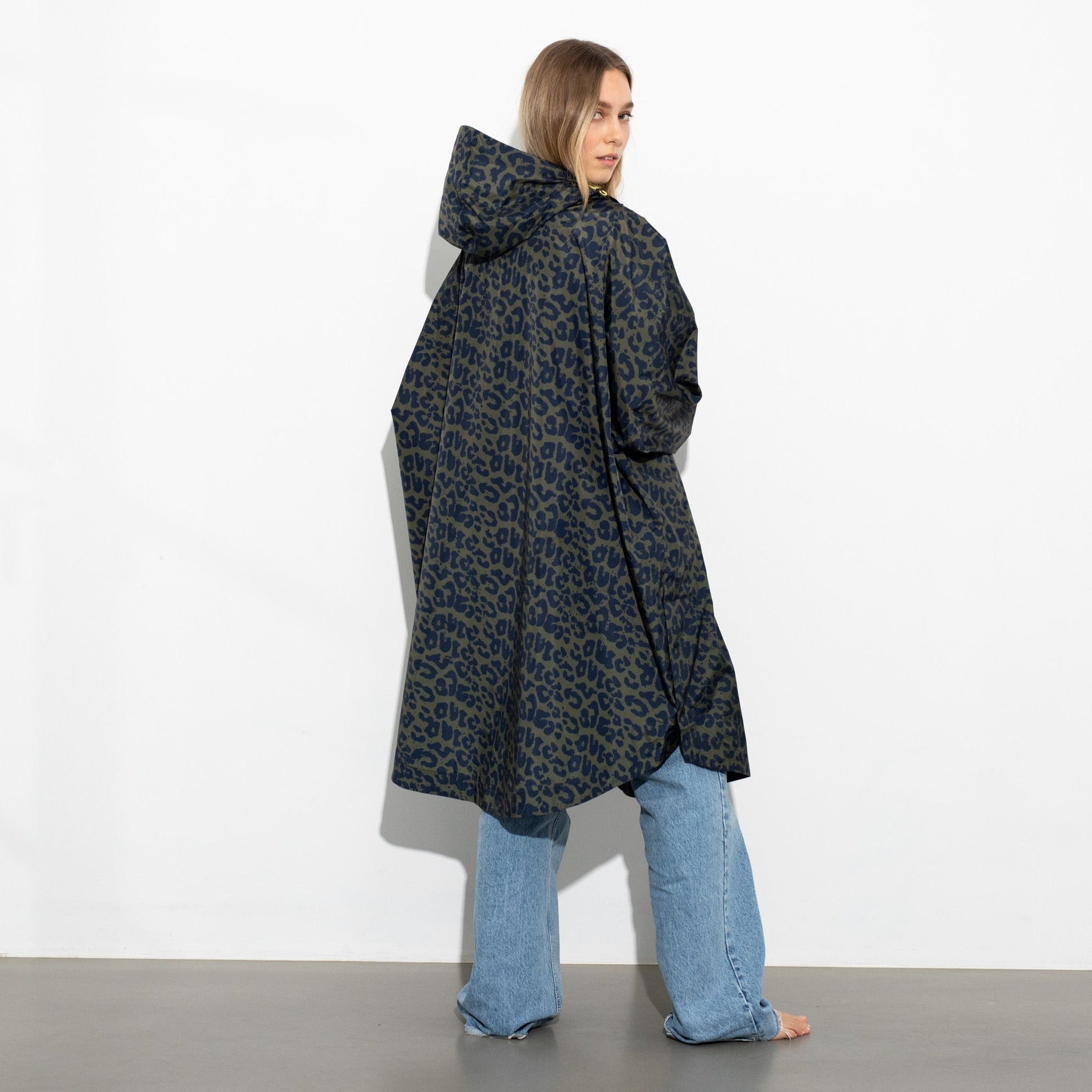 Raincoat leo splashes navy/olive - VIVI MARI