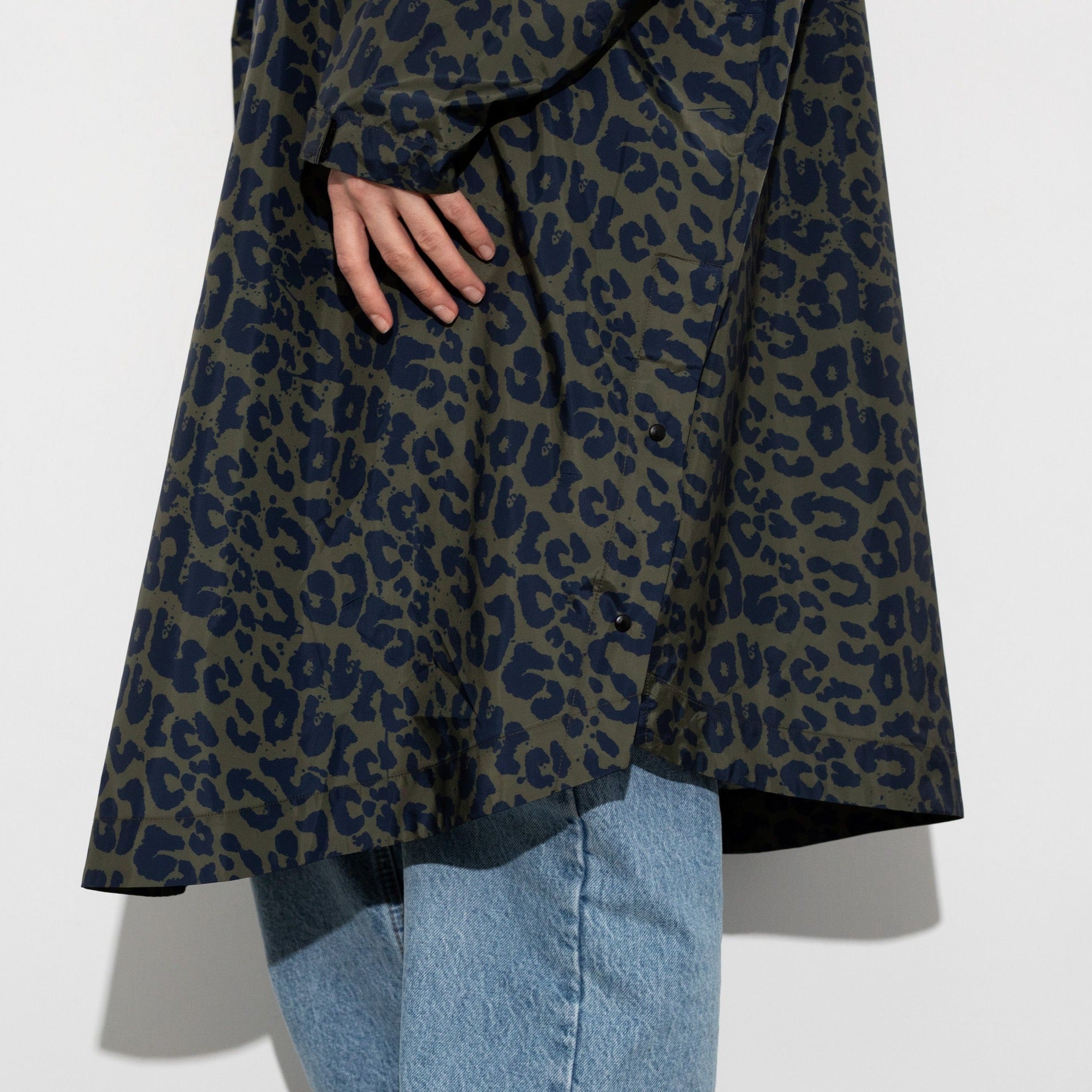 Raincoat leo splashes navy/olive - VIVI MARI