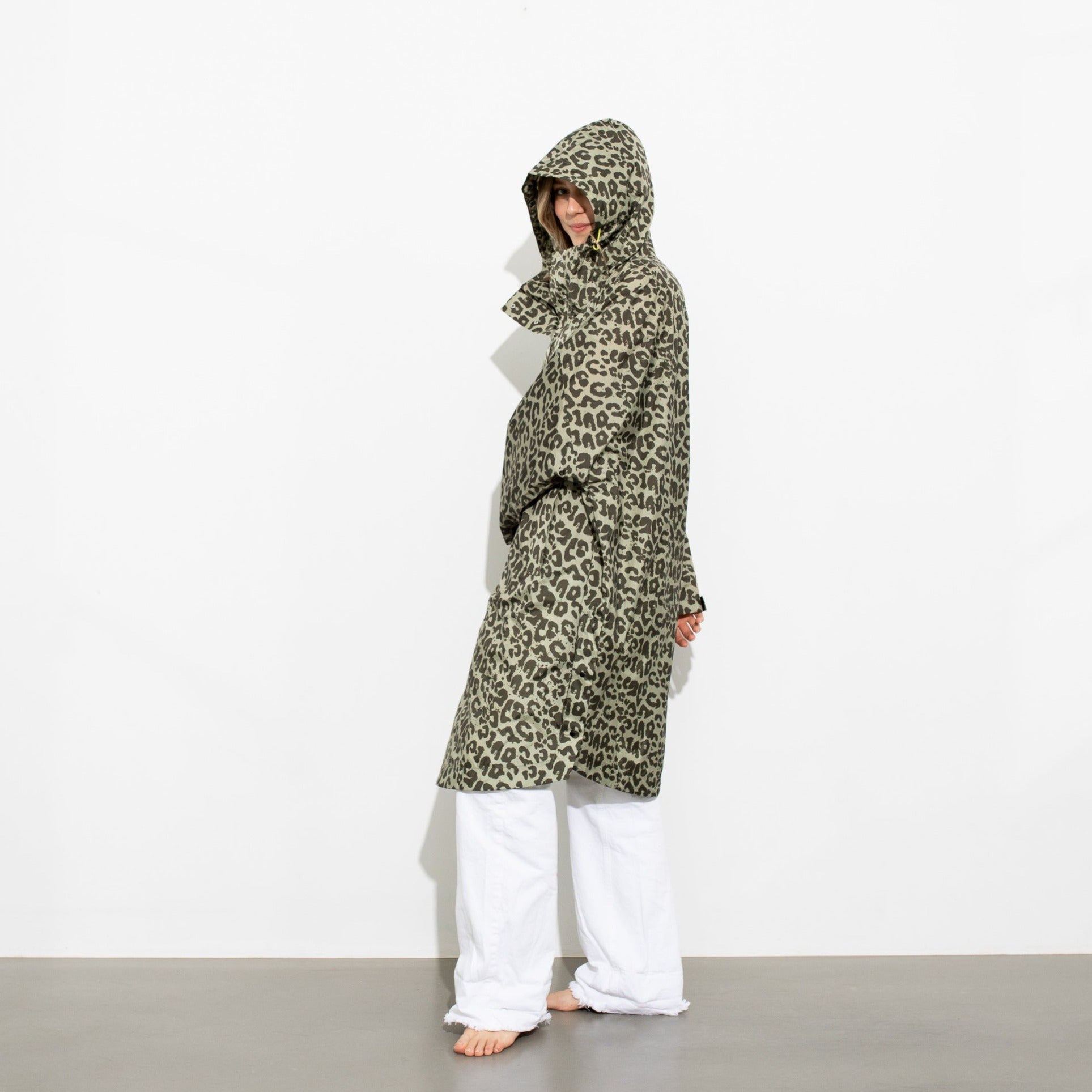 Raincoat leo splashes olive/pale olive - VIVI MARI