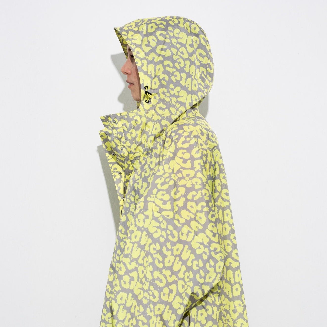 Raincoat leo splashes yellow/grey - VIVI MARI