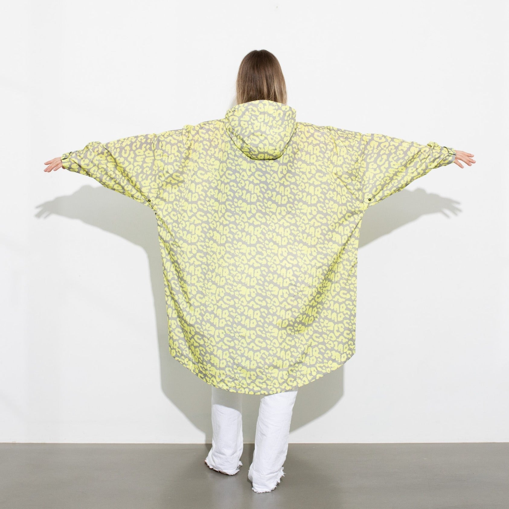 Raincoat leo splashes yellow/grey - VIVI MARI