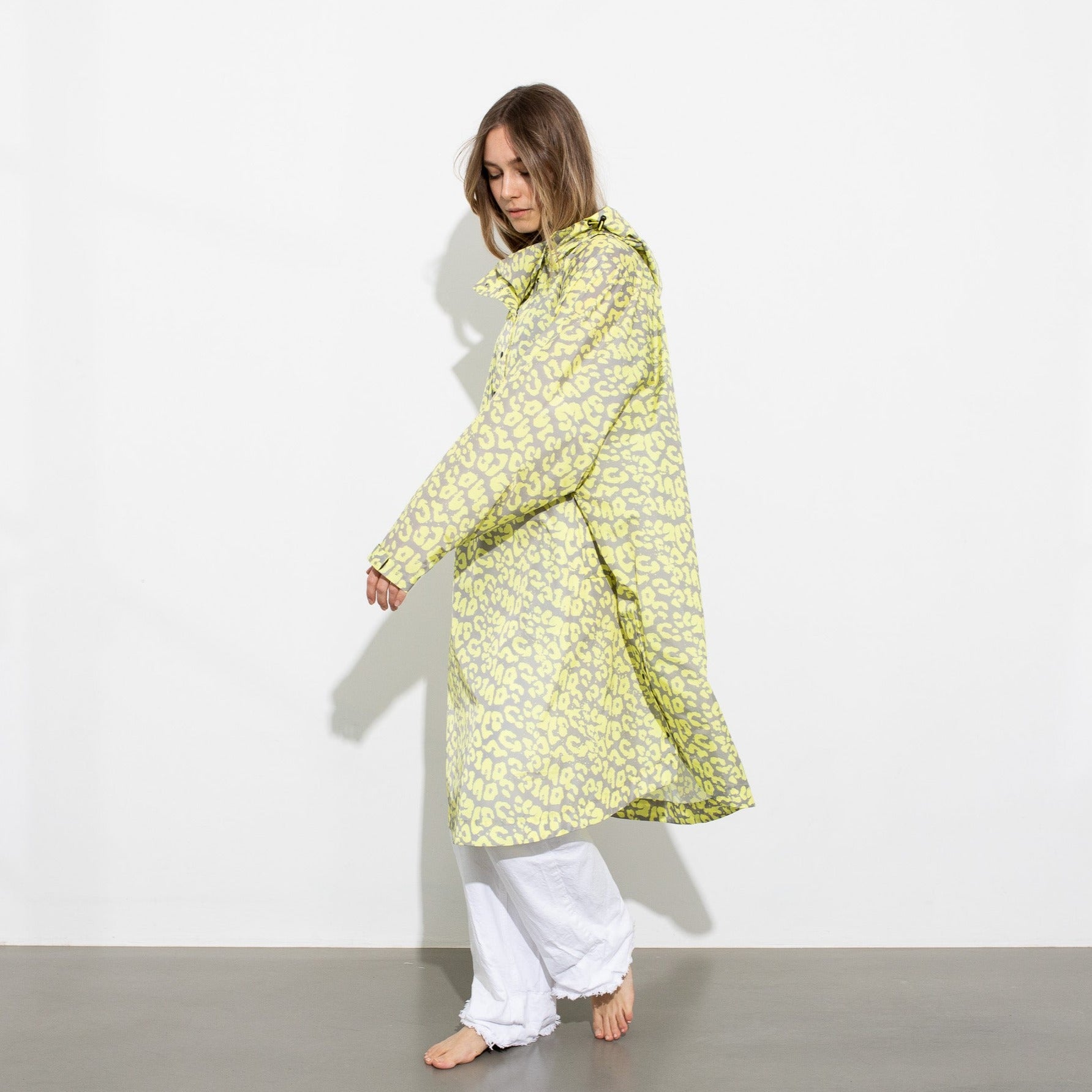 Raincoat leo splashes yellow/grey - VIVI MARI