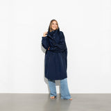 Raincoat solid navy - VIVI MARI