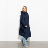 Raincoat solid navy - VIVI MARI