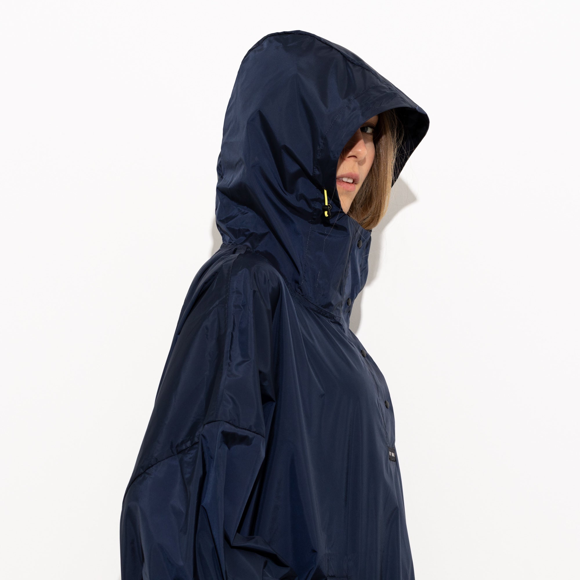 Raincoat solid navy - VIVI MARI