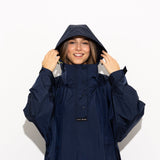 Raincoat solid navy - VIVI MARI