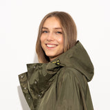 Raincoat solid olive - VIVI MARI