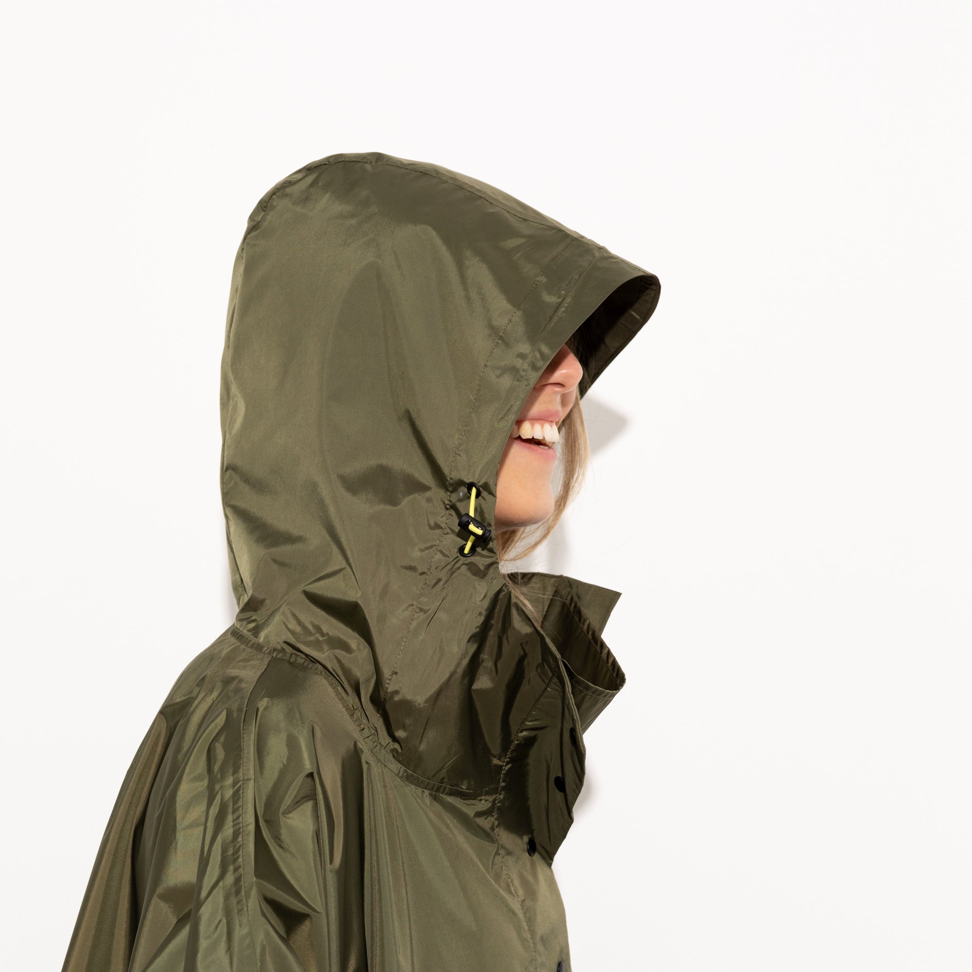 Raincoat solid olive - VIVI MARI