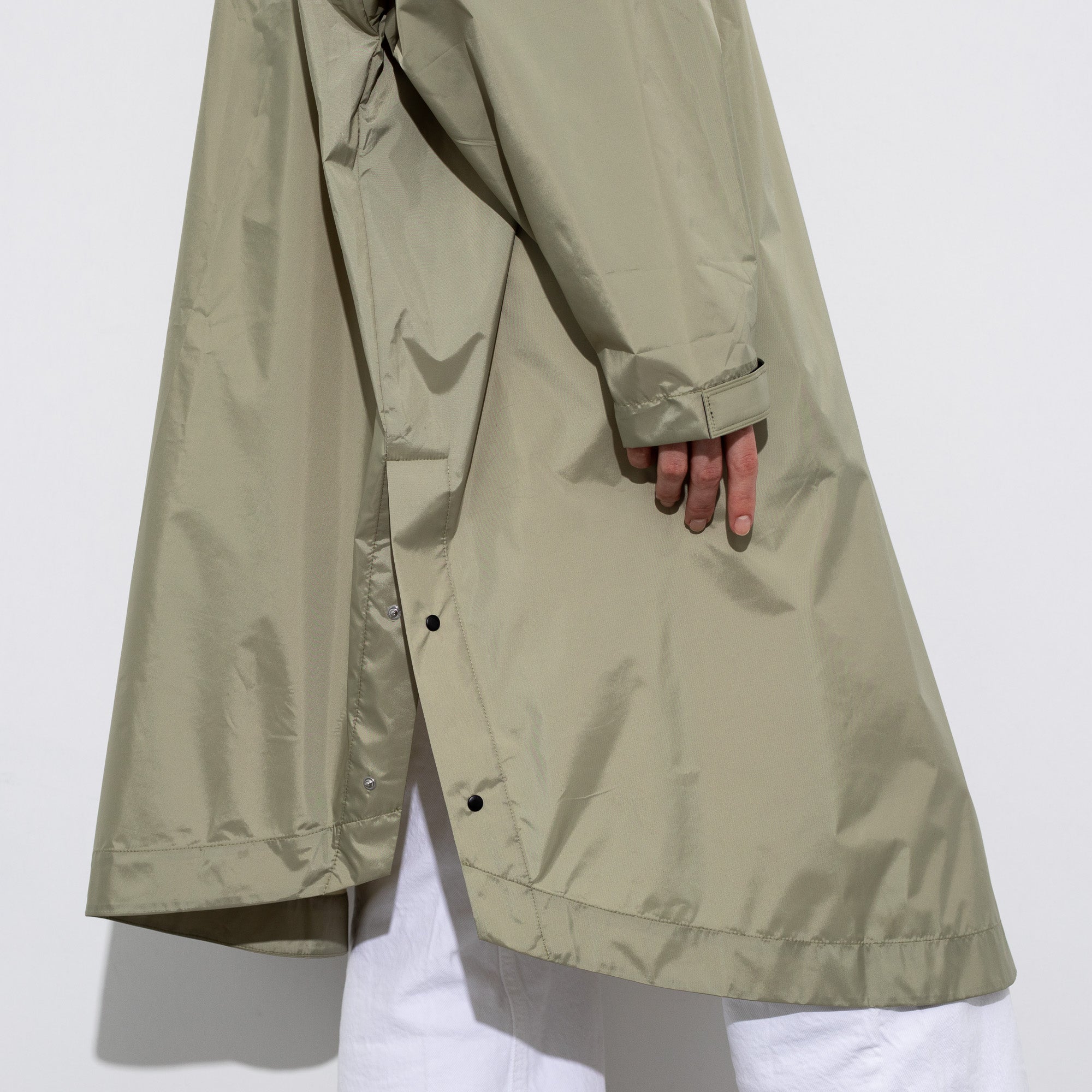 Raincoat solid pale olive - VIVI MARI