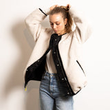 Reversible Bomber Jacket - black/sand - VIVI MARI