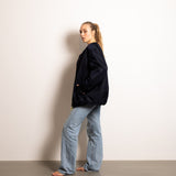 Reversible Bomber Jacket - navy/caramel - VIVI MARI