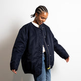 Reversible Bomber Jacket - navy/caramel - VIVI MARI