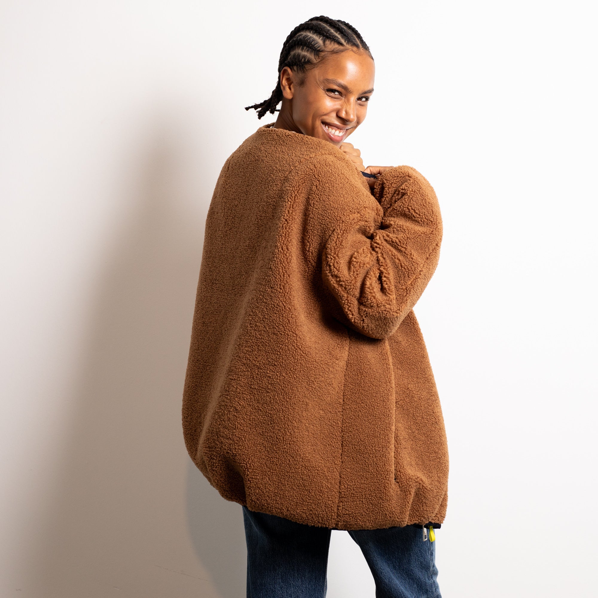 Reversible Bomber Jacket - navy/caramel - VIVI MARI