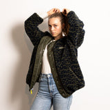 Reversible Bomber Jacket - olive/leo navy-olive - VIVI MARI
