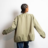 Reversible Bomber Jacket - pale olive/sand - VIVI MARI