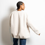 Reversible Bomber Jacket - pale olive/sand - VIVI MARI