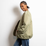 Reversible Bomber Jacket - pale olive/sand - VIVI MARI