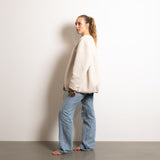 Reversible Bomber Jacket - pale olive/sand - VIVI MARI