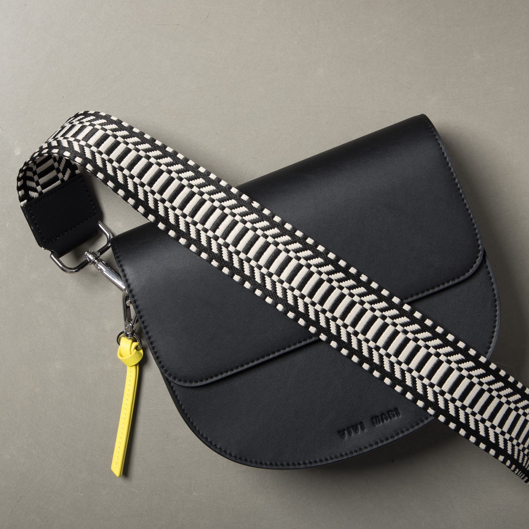 strap ethno black/white - black - VIVI MARI