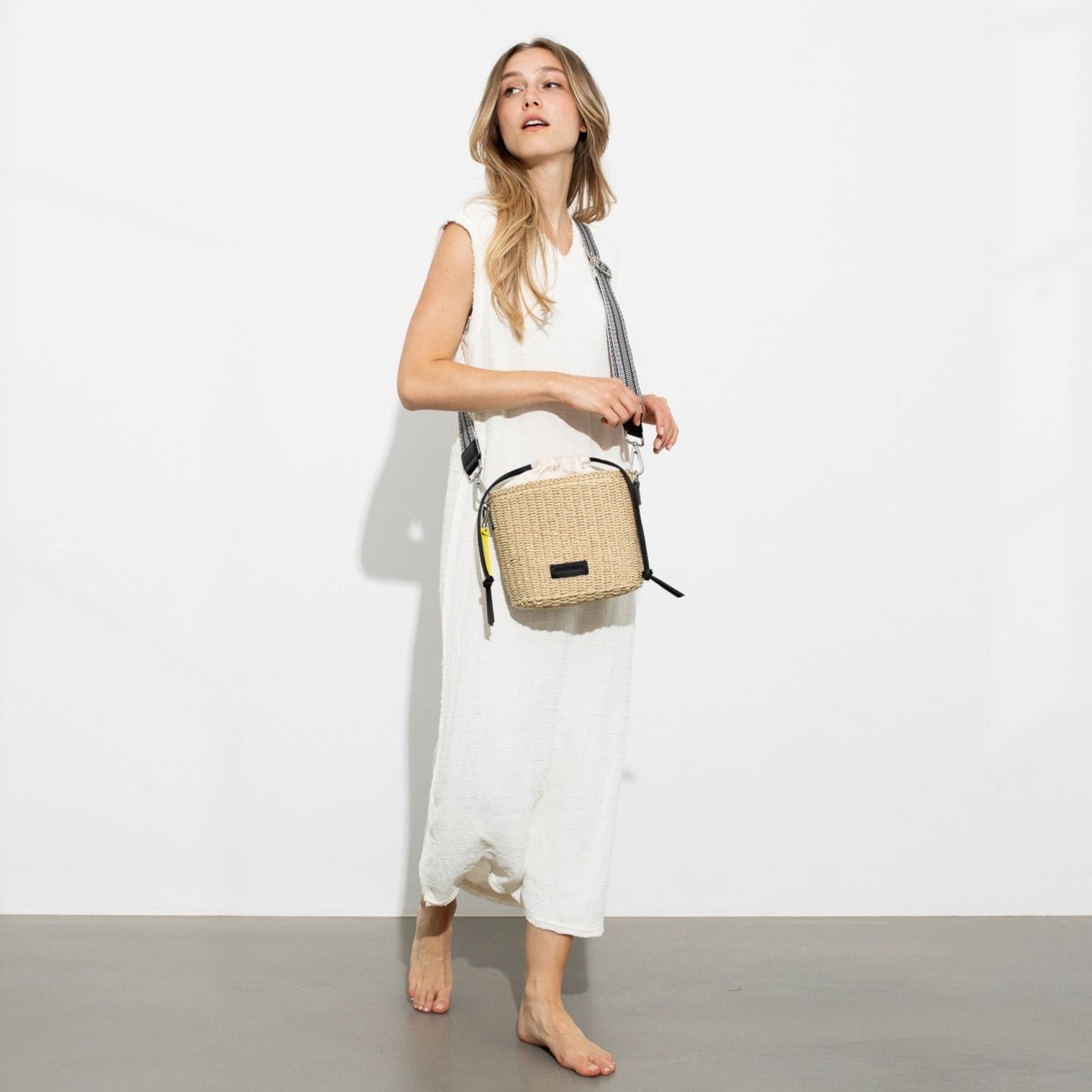 strap ethno black/white - black - VIVI MARI