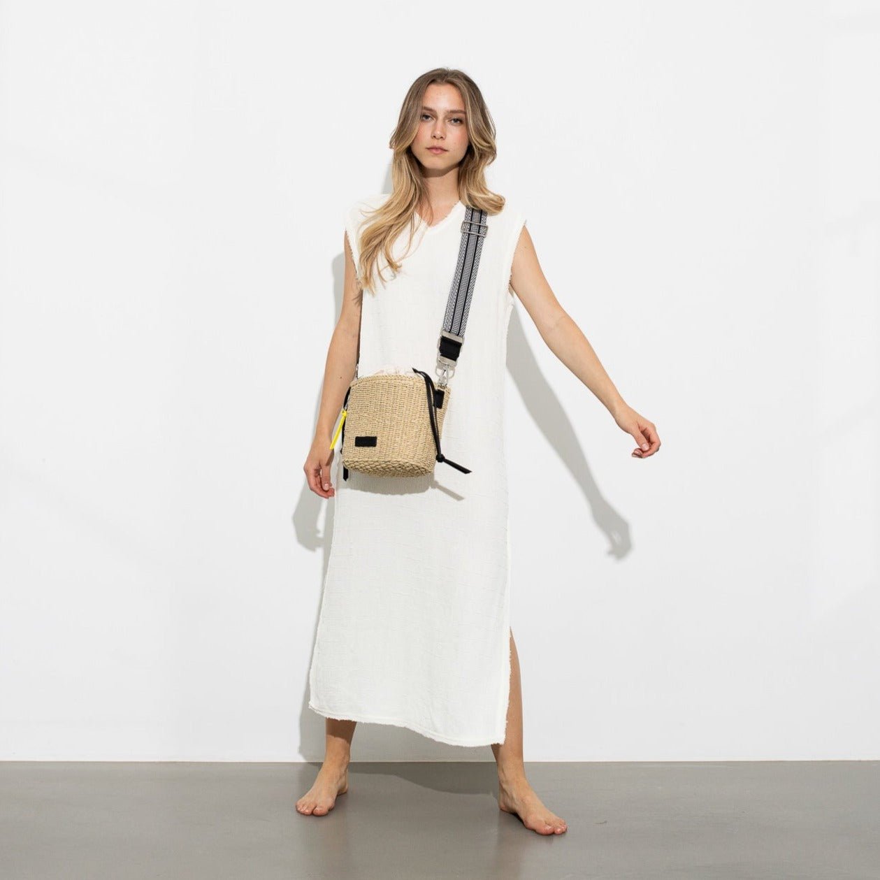 strap ethno black/white - black - VIVI MARI