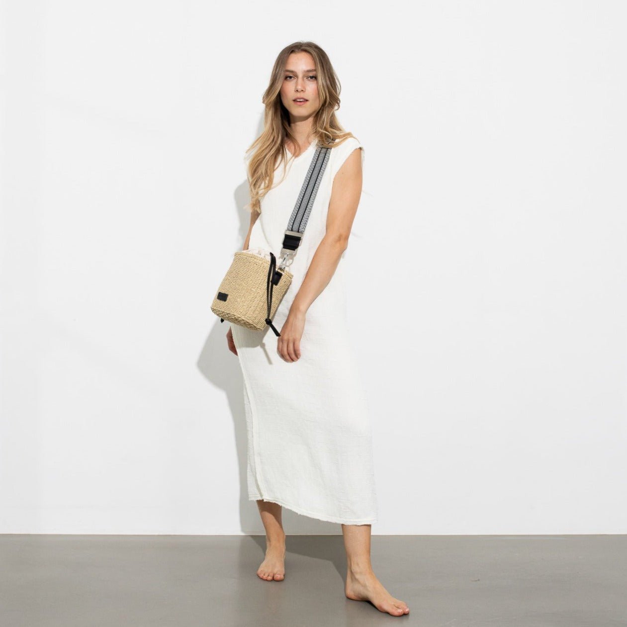 strap ethno black/white - black - VIVI MARI