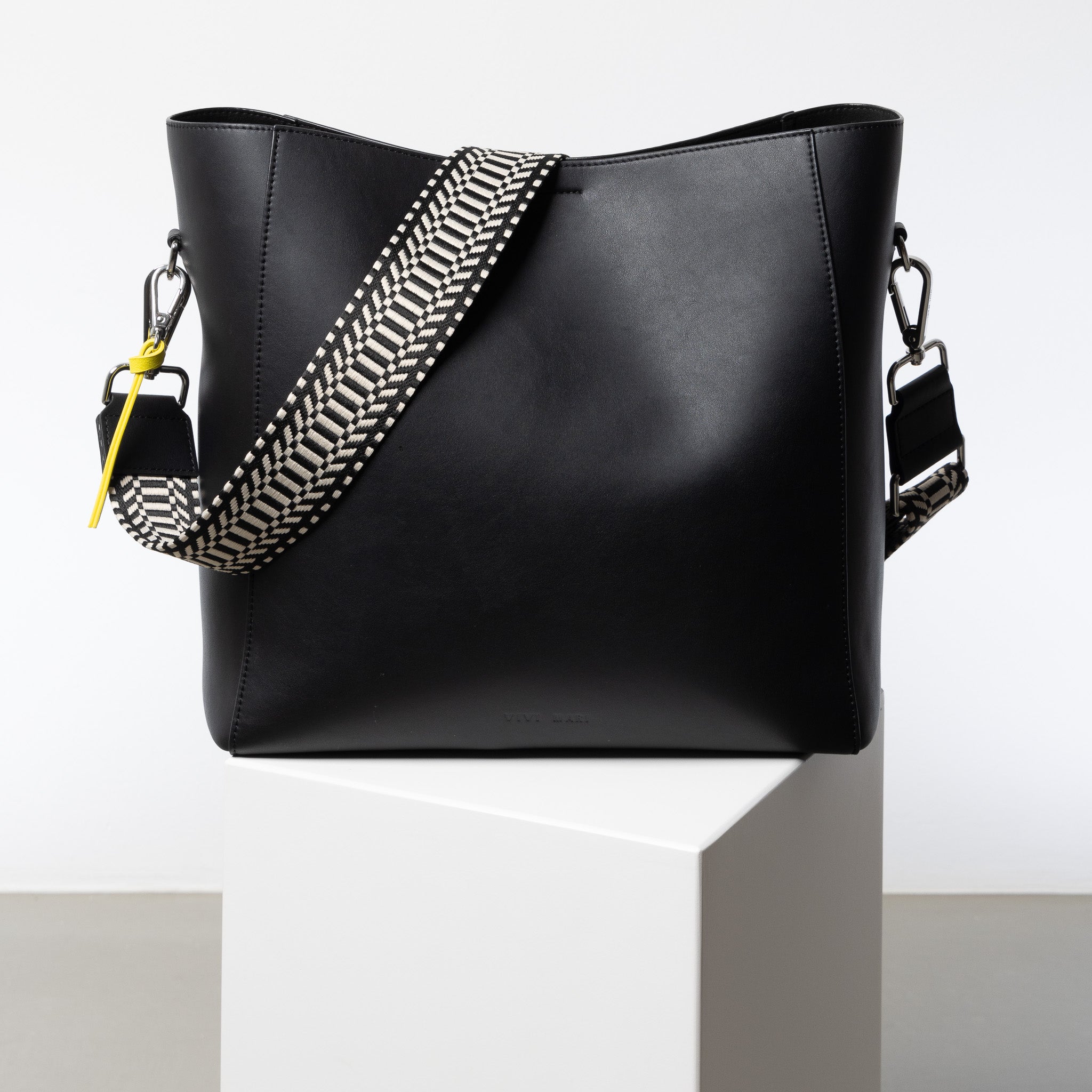 strap ethno black/white - black - VIVI MARI