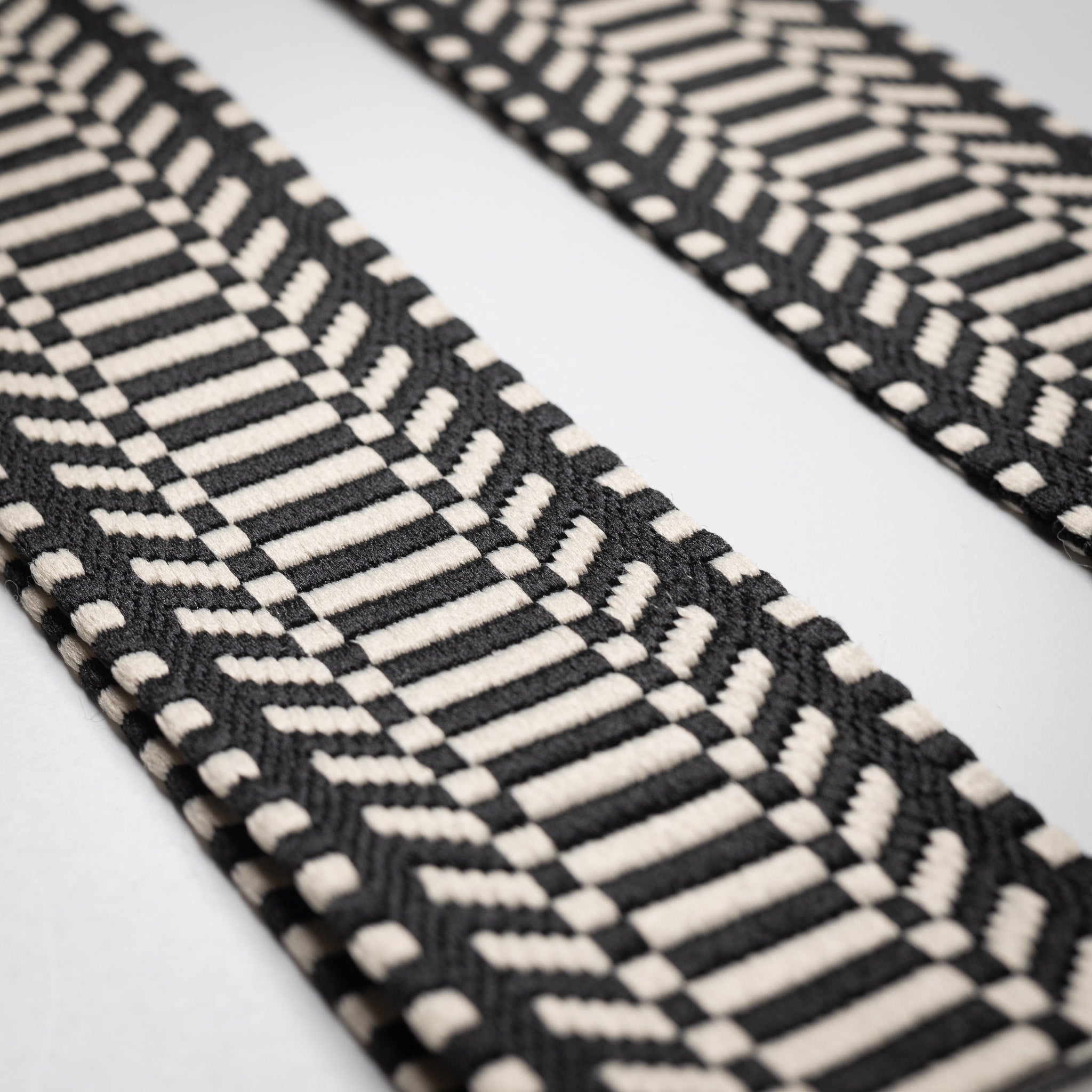 strap ethno black/white - taupe - VIVI MARI