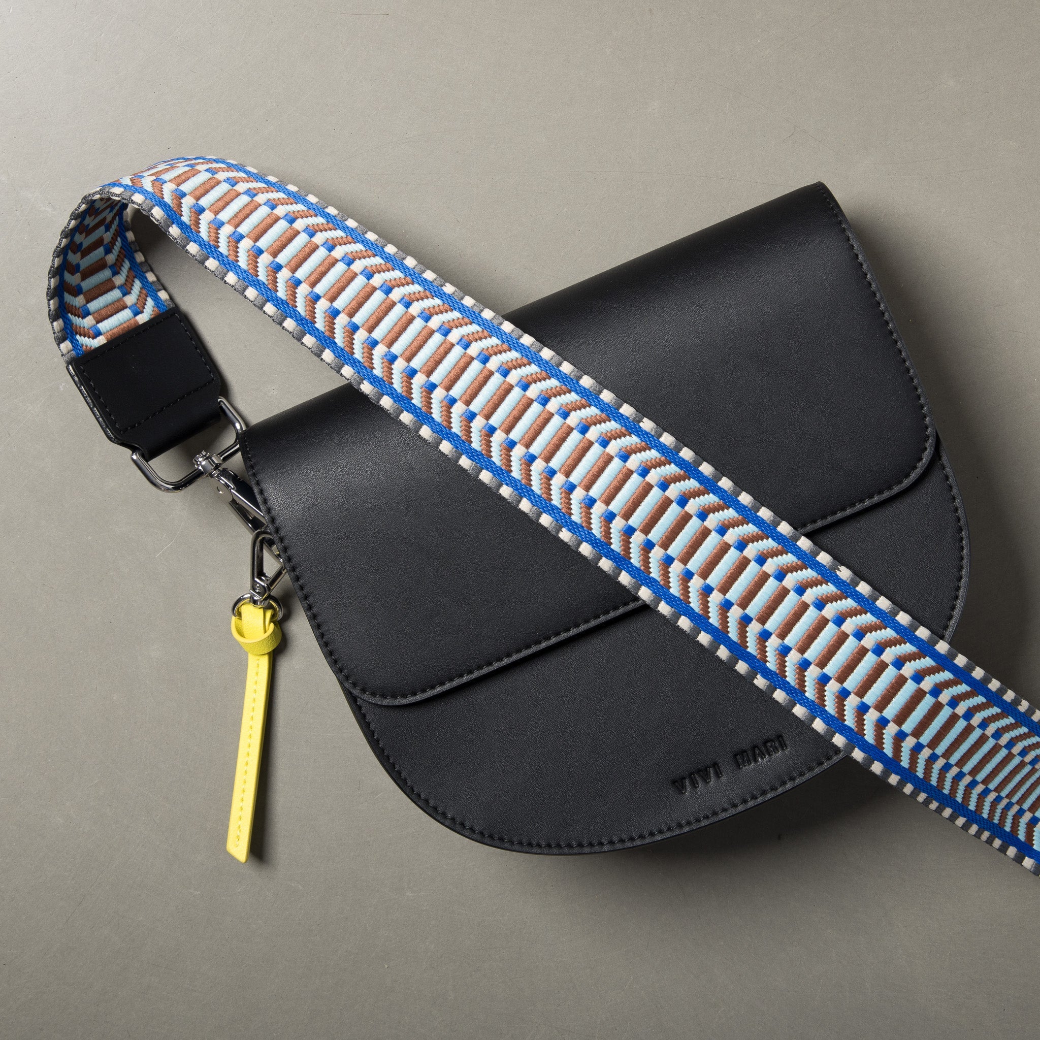 strap ethno multi blue - black - VIVI MARI