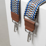 strap ethno multi blue - tan - VIVI MARI