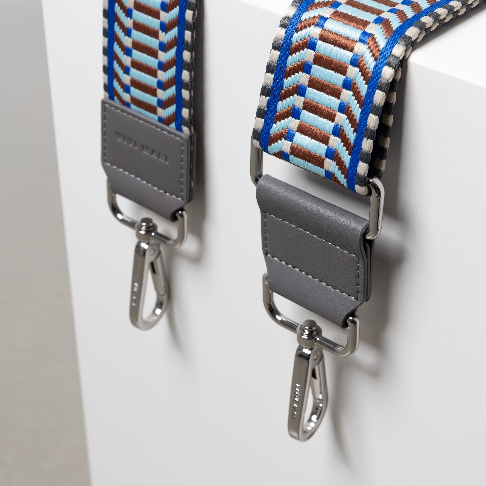 strap ethno multi blue - tan - VIVI MARI