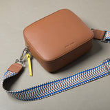 strap ethno multi blue - tan - VIVI MARI