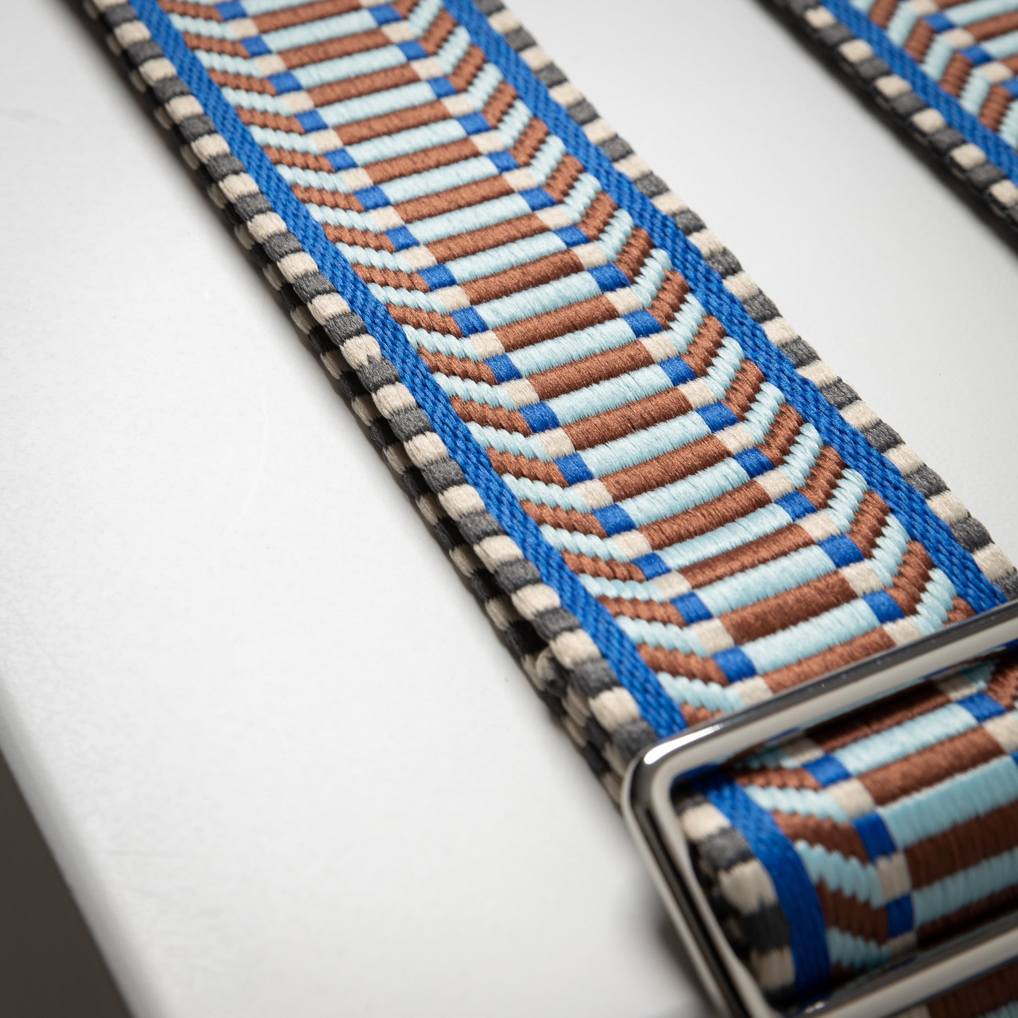 strap ethno multi blue - tan - VIVI MARI
