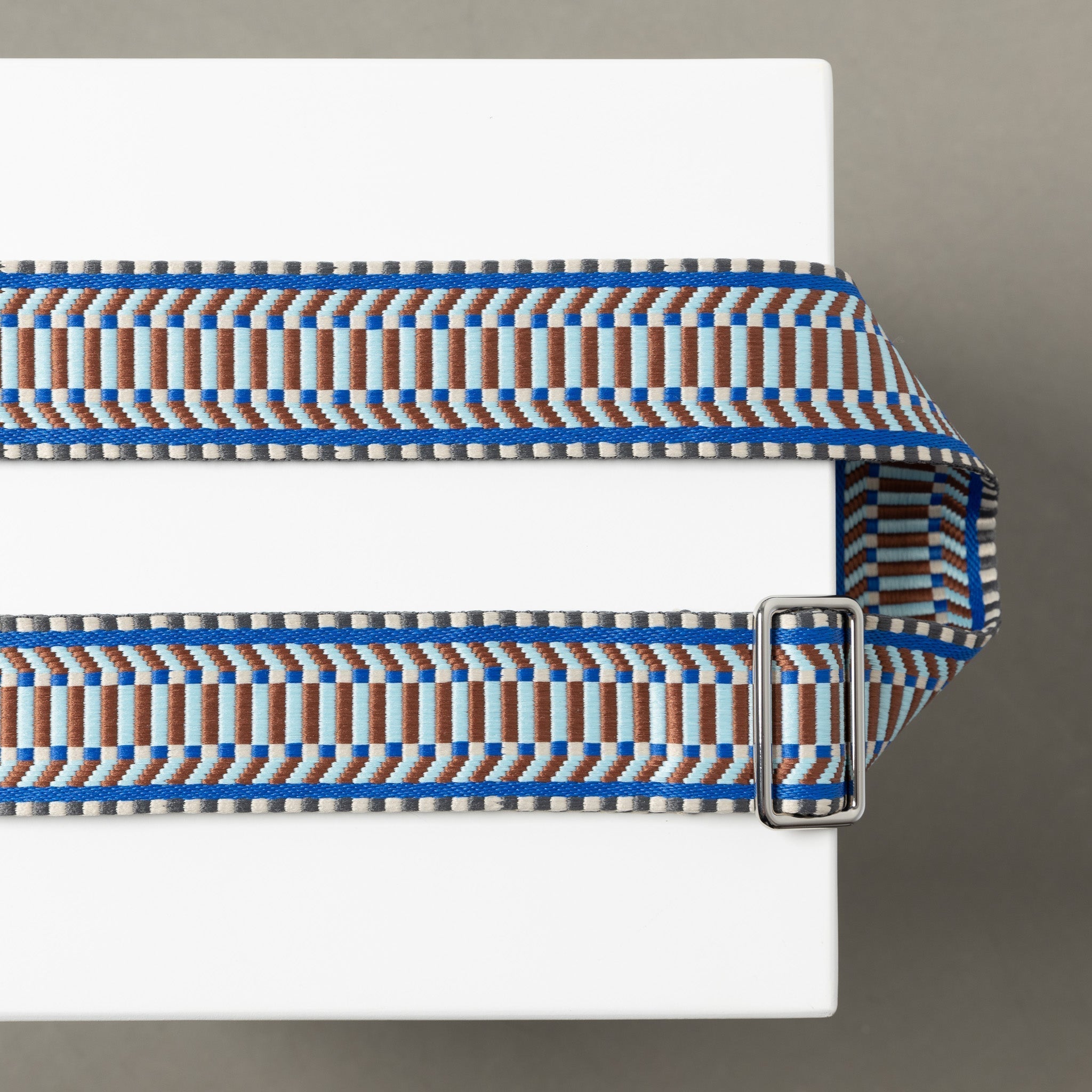 strap ethno multi blue - tan - VIVI MARI