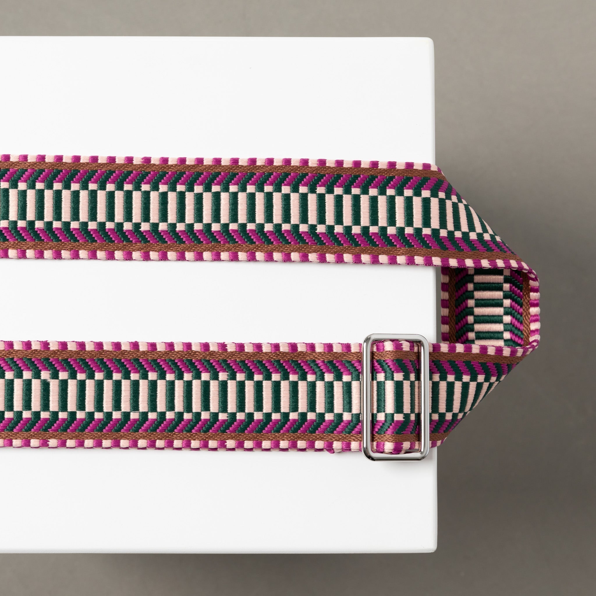 strap ethno multi magenta - tan - VIVI MARI