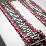 strap ethno multi magenta - tan - VIVI MARI
