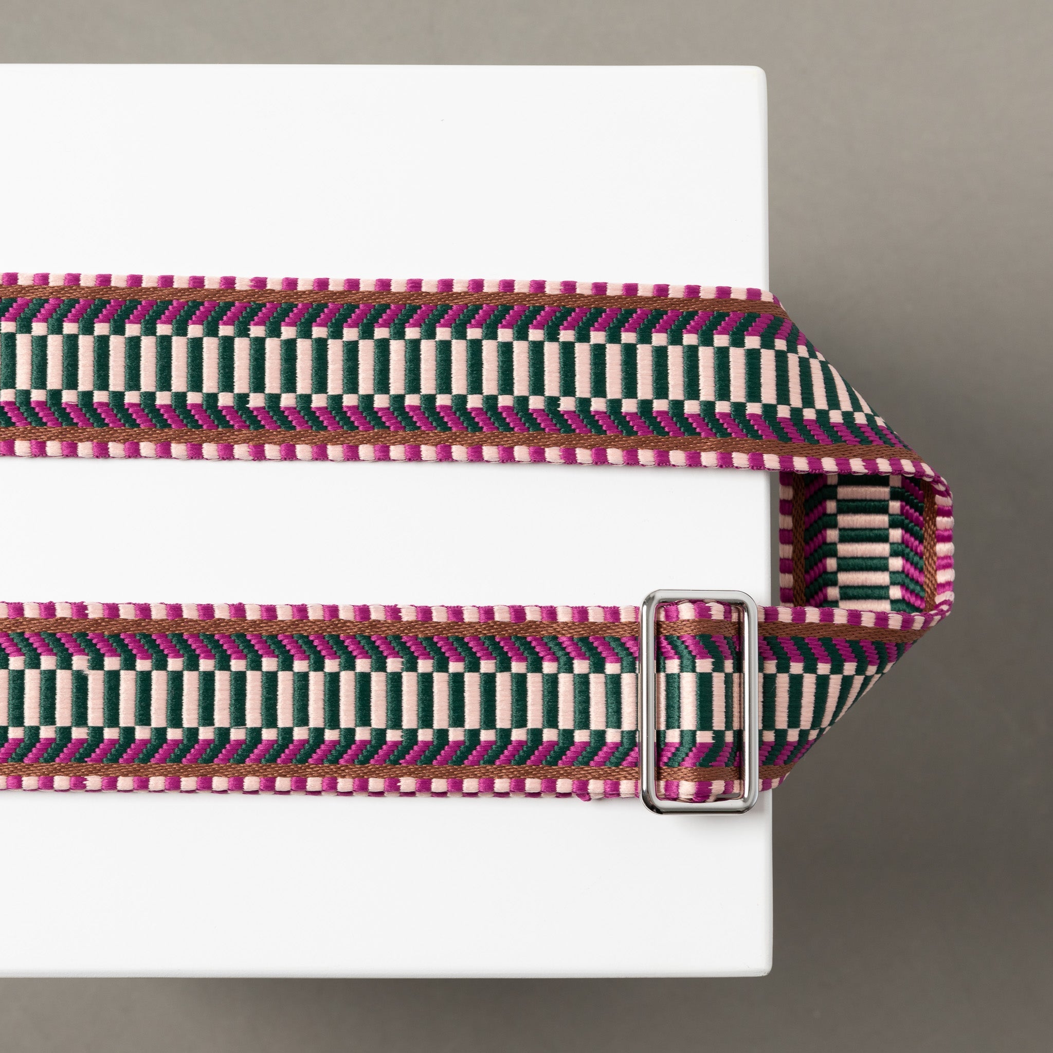 strap ethno multi magenta - tan - VIVI MARI