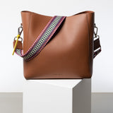 strap ethno multi magenta - tan - VIVI MARI
