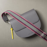 strap ethno multi magenta - tan - VIVI MARI