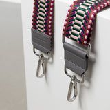 strap ethno multi magenta - tan - VIVI MARI