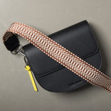 strap ethno tan/white - black - VIVI MARI