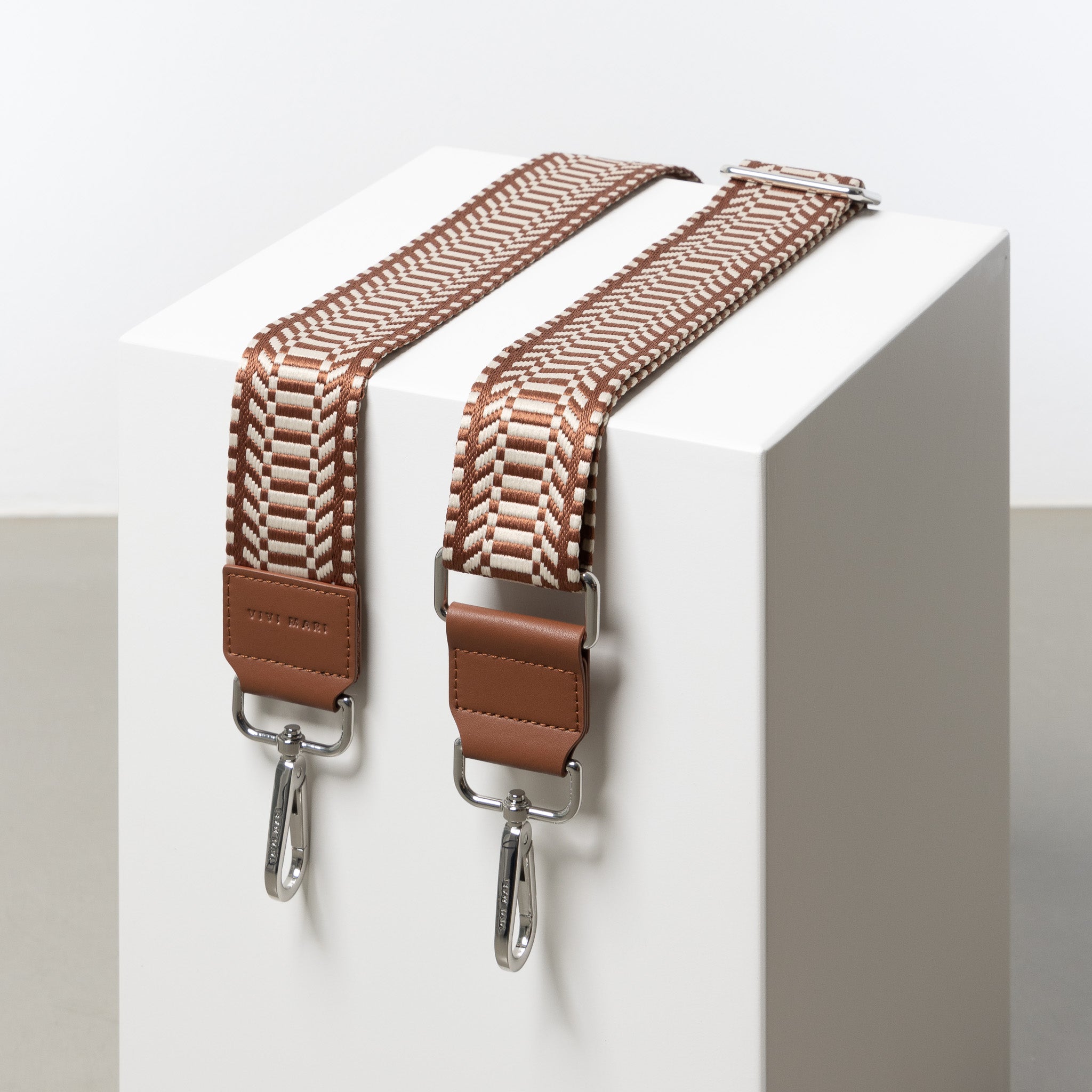 strap ethno tan/white - tan - VIVI MARI