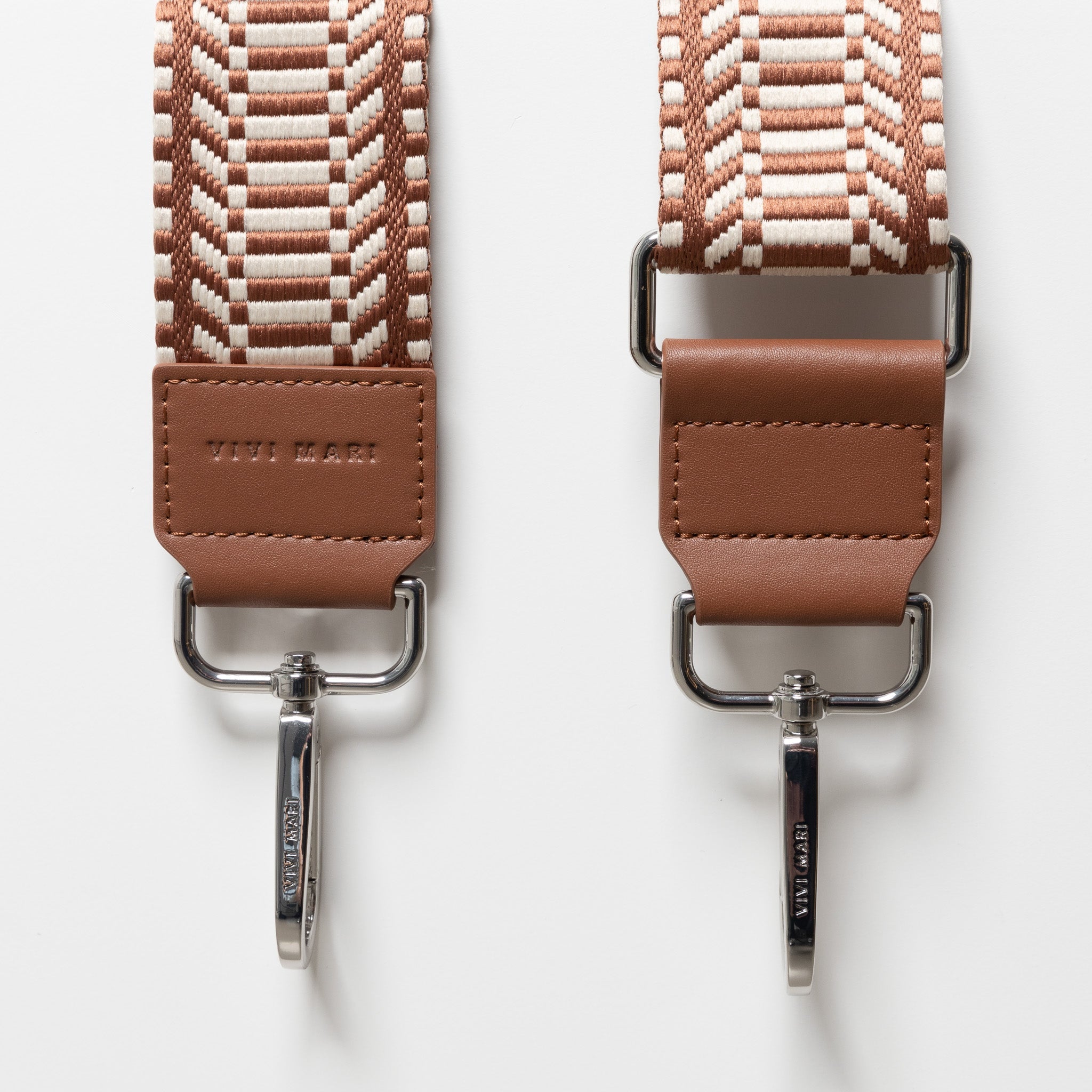strap ethno tan/white - tan - VIVI MARI