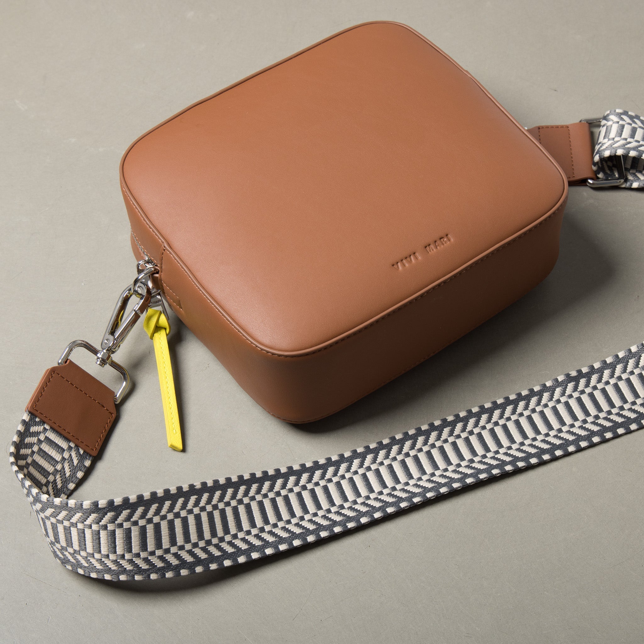 strap ethno taupe/white - tan - VIVI MARI