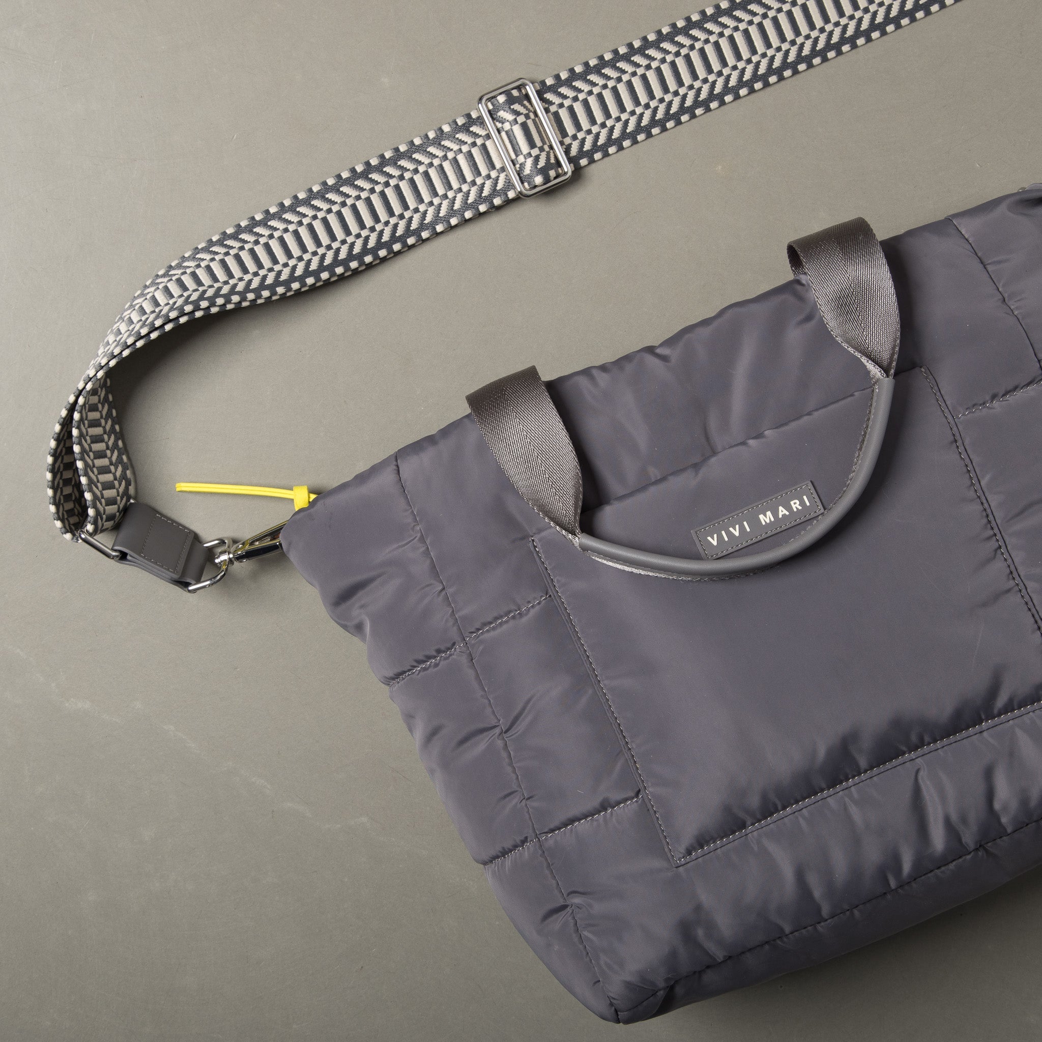 strap ethno taupe/white - taupe - VIVI MARI