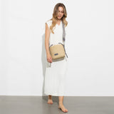 strap ethno taupe/white - taupe - VIVI MARI