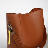 tote bag + strap basic classic - tan - VIVI MARI